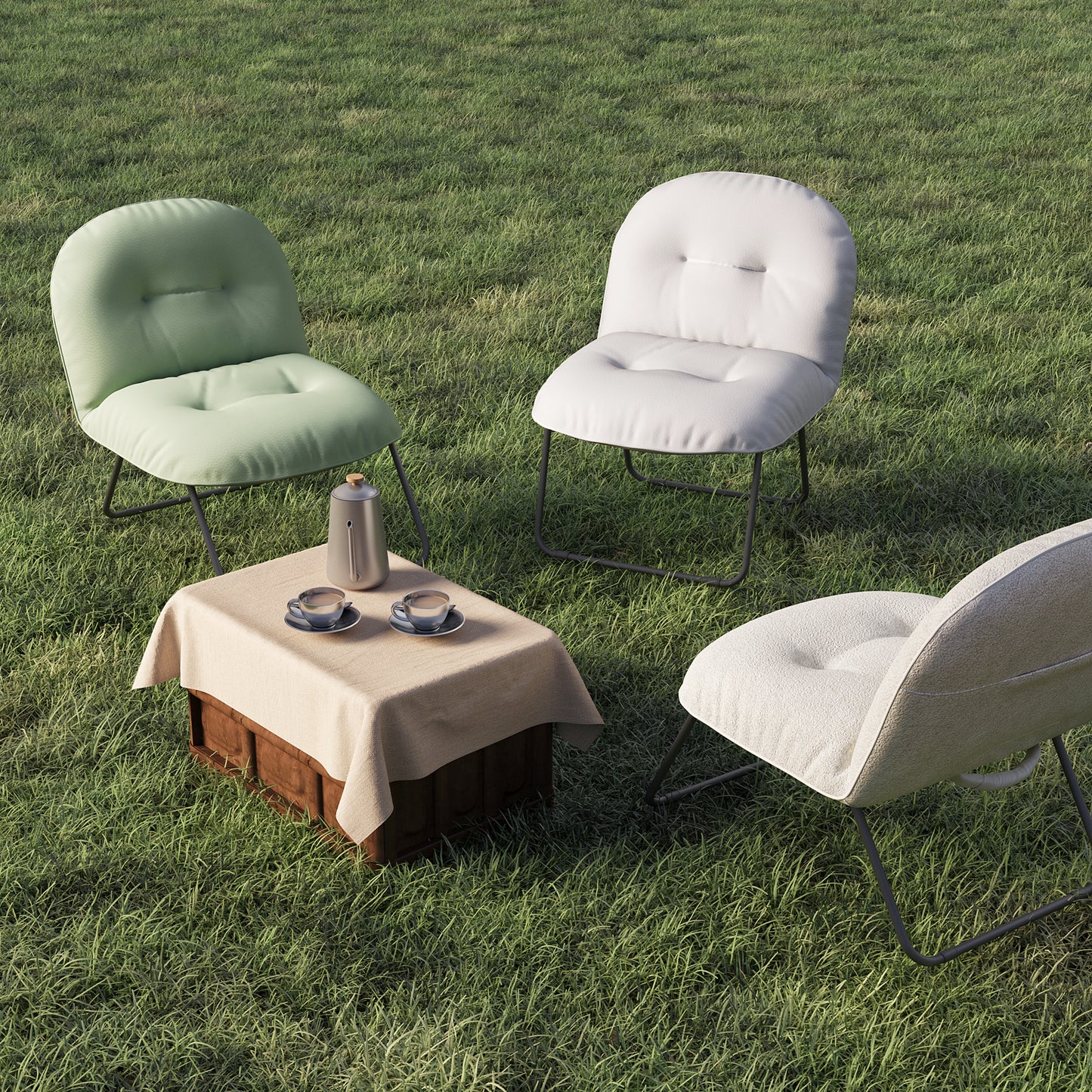 Zoovee Foldable Accent Lounge Chair