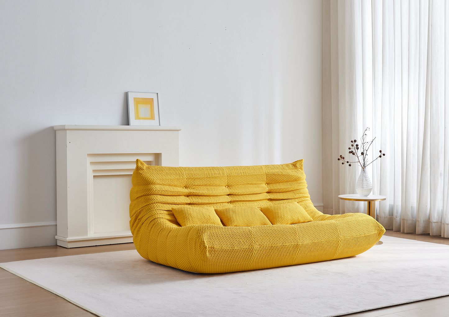 Zoovee Airpore Bean Bag Floor Sofa 3-Seater