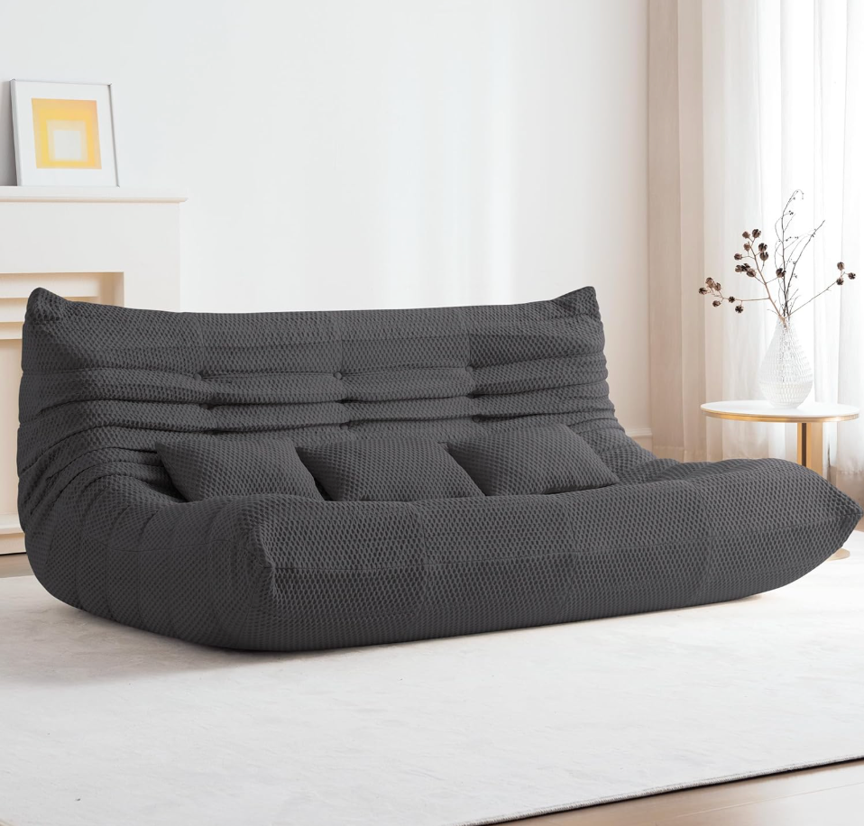 Zoovee Airpore Bean Bag Floor Sofa 3-Seater
